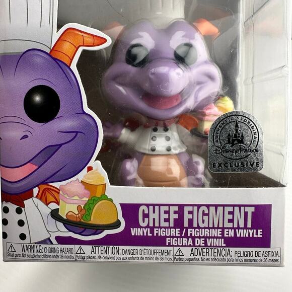 Funko Pop Disney Parks Exclusive Chef Figment Number 604 Food Wine Festival - Picture 5 of 8
